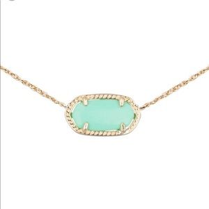 Kendra Scott Mint Green Elisa Necklace